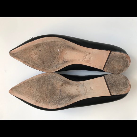 Badgley Mischka Karina Crystal Pointed Toe Flats - Picture 7 of 8